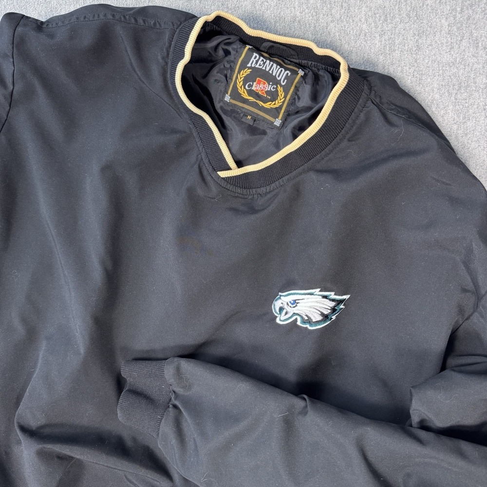 EAGLES RENNOC CLASSIC V Neck Pullover Windbreaker Vintage Made in USA M